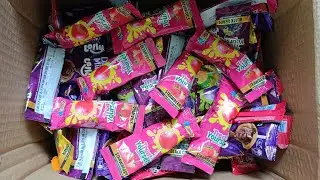 Unpacking SO Many Different Colours Of Lollipop And Put Into The Box ASMR