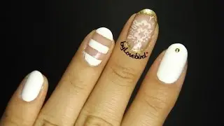 [ Nail Tutorial ] White Stamping Nail Art | Bornprettystore Jelly Stamper Review | byLovebird
