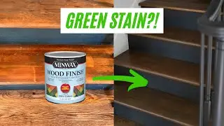 We Solved The STAIR STAIN DISASTER - How To Match Stain On Different Types Of Wood
