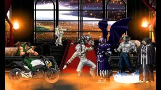 MUGEN KOF Sauceboss Vinny (Clark???) Vs. Super Boss Team