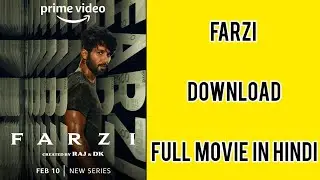 Farzi S01 2023 Web Series Hindi | Farzi Full Movie In Hindi | All Episode Here