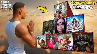 Franklin Opens EVERY GHOST VS GODS MYSTERY CONTAINER in GTA 5