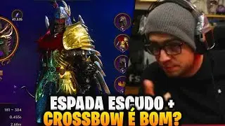 BUILD EX&Oacute;TICA DE ESPADA E ESCUDO + CROSSBOW &Eacute; BOA? | THRONE AND LIBERTY