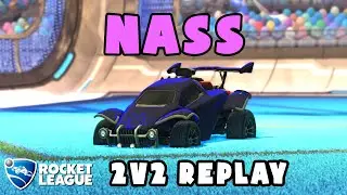 nass Ranked 2v2 POV #99 - nass & eco VS rust ez95 & D7, - Rocket League Replays