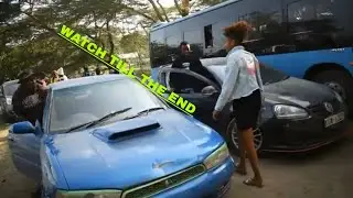 Shock at Naivasha as a Lady turns down her Husband over Subaru Boy #WRCkenya #Naivasha #trending
