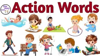 Action Words in English and Hindi | Learn Action Words for Kids | Action Verbs