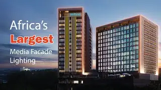 Media Facade Lighting for Hilton Hotel, Kampala Uganda | Hondel Lighting