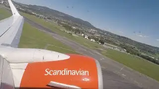 SAS Full Flight Timelapse | Oslo (OSL) - Trondheim (TRD) | Boeing 737-700