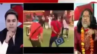 SWAMI OM Fight with NEWS ANCHOR | Post Eviction from BIGG BOSS HOUSE