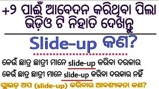 How to apply  on slide-up process//+2 slide-up process,full step by step