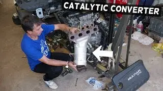 CATALYTIC CONVERTER REPLACEMENT REMOVAL JEEP CHEROKEE COMPASS RENEGADE 2.4  EXHAUST MANIFOLD