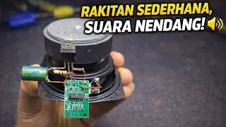 RANGKAIAN SPEAKER BLUETOOTH SUPER SIMPEL! HANYA 1 TRANSISTOR TIP41