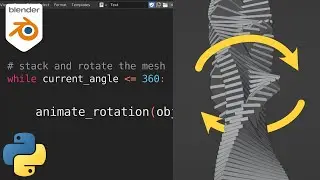 Beginner Blender Python Tutorial: for loop practice (part 2)