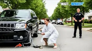 HOA Karen Cut the Lock on My Federal Jeep — Big Mistake, the Chain Was Wired to a Surprise...