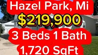 #HazelPark #Michigan #RealEstate