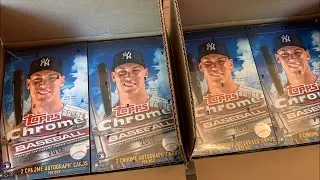 2017 TOPPS CHROME BASEBALL CARD TWO HOBBY CASE BREAK!