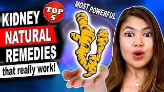 TOP 5 Natural Remedies for KIDNEY Health - Home Remedies to Lower Creatinine Cleanse the Kidneys