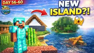 Ocean Mein Jungle Island Mil Gaya?! 😳 | Minecraft 100 Days Day 56&ndash;60