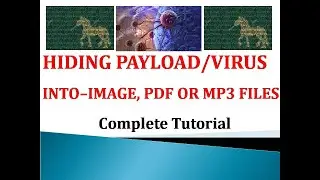 How to hide payload into image, PDF or MP3 Files- PART 11