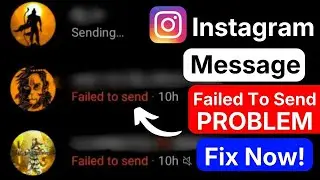 Instagram DM Not Working | Instagram Message Failed | Fix Instagram Chat Error