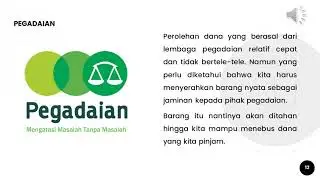 PENGENALAN ALTERNATIF SUMBER DAYA MODAL