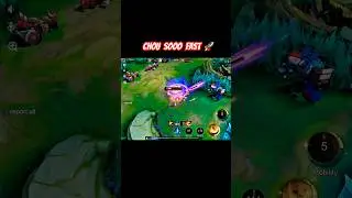 Chou  Soo Fast Than Other Heroes🚀#shorts #shortvideo #viralvideos #chou #choumontage #chougameplay
