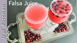 Healthy refreshing Falsa juice/False ka sharbat/Grewia juice by UW Kitchen.