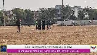 Young Challengers (Blue) (Girls) vs Junior Super Kings (Green) (Girls) live cricket match | Future S