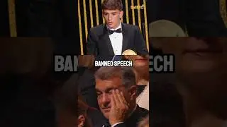 When Gavi almost got himself banned from the Ballon d'Or forever!🤣💀 Bro was waiting his whole life