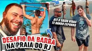 LEO STRONDA E TENENTE DESAFIARAM TADALA E ZACK NA BARRA - ELES LEVARAM ESPORRO DO SALVA VIDAS 😂