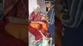 Enjoying with our old people in our Lahari old age home.