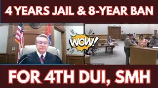 4 Years Jail & 8-Year License Ban for 4th DUI: Judge Wolfe's Brutal Sentence Exposed!