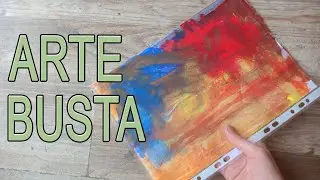 Arteterapia facile con busta e colori - laboratorio artistico - Arte Green