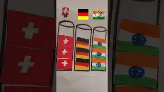 How to draw 🇨🇭🇩🇪🇮🇳 Game 🎮 play flag drawing | independence Day #art #dipmalakidrawing #yt