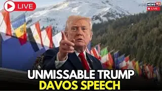 LIVE | Trump Davos 2025 Speech | Trump Heads To Davos Amid Greenland Tension | EU Buckle Up | N18G