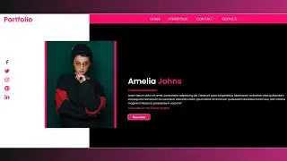 Part - 1| Personal Portfolio Website Using HTML , CSS & JavaScript