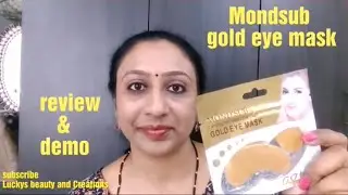 Mondsub collagen gold Eye mask review and demo, mondsub mask review |does it work? Fabbag