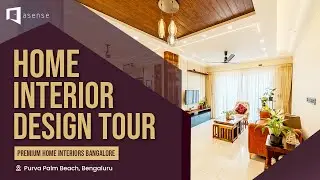 Elegant Interiors at Purva Palm Beach | Kankan & Aratrika's Custom Home Design by Asense!!!