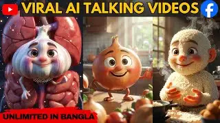 kivabe food  talking video banabo bangla | how to Creat Ai object talking video bangla unlimited
