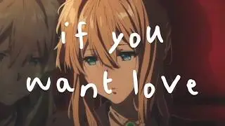 Nightcore → If You Want Love (NF/Lyrics)