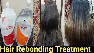 Hair Rebonding/ Straightening /Smoothening Step by step Full Salon Tutorial in Hindi