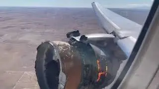 Plane Engine Explodes, Parts Fall From The Sky In Colorado
