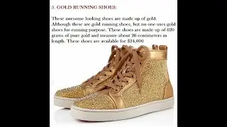 TOP 10 MOST EXPENSIVE SHOES FOR MEN IN THE WORLD 2017