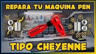 Reparacion De Maquina Pen Para Tatuar Tipo Cheyenne - Cambio De Cables a Motor y Conector RCA