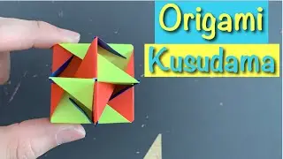 ORIGAMI KUSUDAMA MODULAR