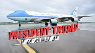 Drive by TRUMP Airforce One & the Assassin's Golf Course Hideout 2/2/2025