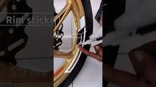strip rim vinyl sticker #shortsvideo #wrapping #tips #tricks #diy #amazing #automobile