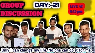 DAILY LIVE GROUP DISCUSSION|| DAY-21|| FOR SSC GD|| LUCENT