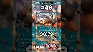 Top 50 (OBSIDIAN FLAMES) Pokemon Cards #pokemon #pokemoncards #obsidianflames