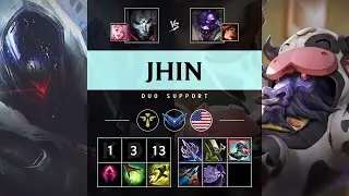 Jhin Support vs Alistar - NA Diamond Patch 25.11